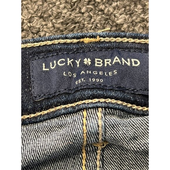 NWT Lucky Brand Womens Stevie Two Way Stretch Blue High Rise Flare Jeans US Sz 8 - Picture 9 of 16